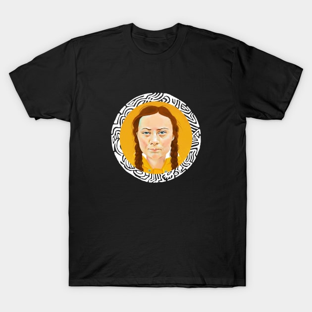 Greta Thunberg  Activist #4 T-Shirt by SalahBlt